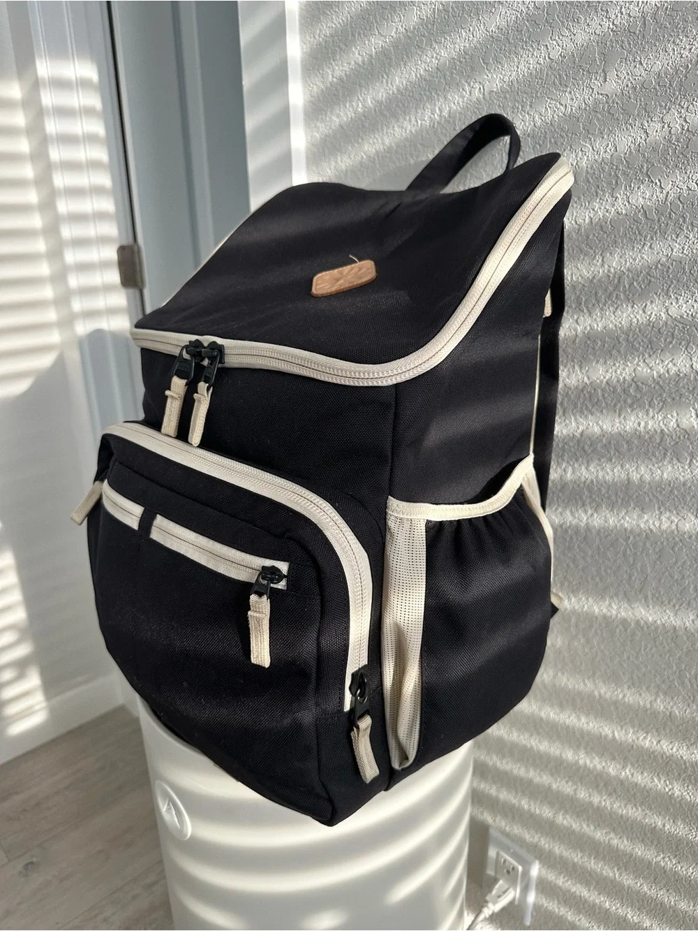 Walker Family Goods Moon Diaper Bag (Black)